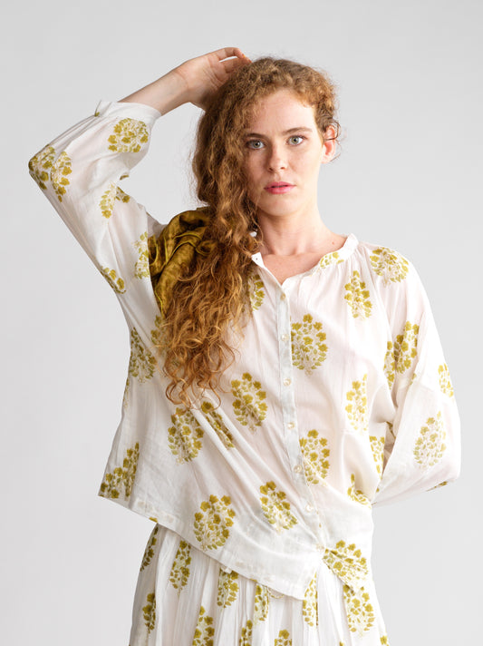Top Emma Olive Bloom