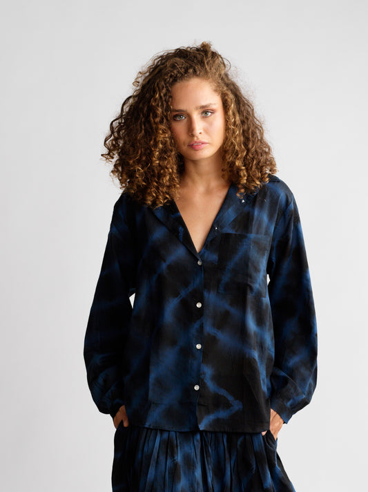Top Rose Shibori Abyss
