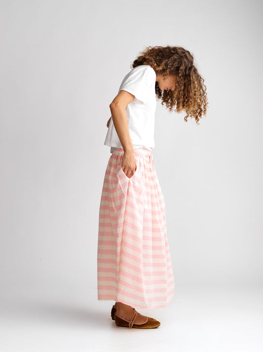Jupe Simone Pink Stripes