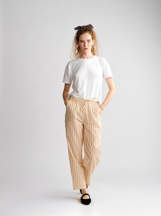 Pantalon Dom Cream Mist