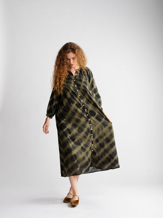 Robe Juliette Shibori Forest