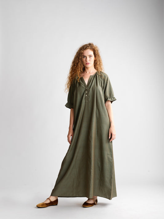 Robe Louise Khaki Essence
