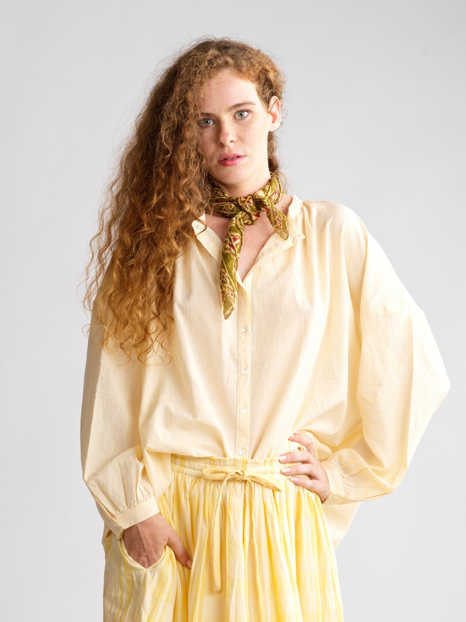 Top Emma Delicate Saffron