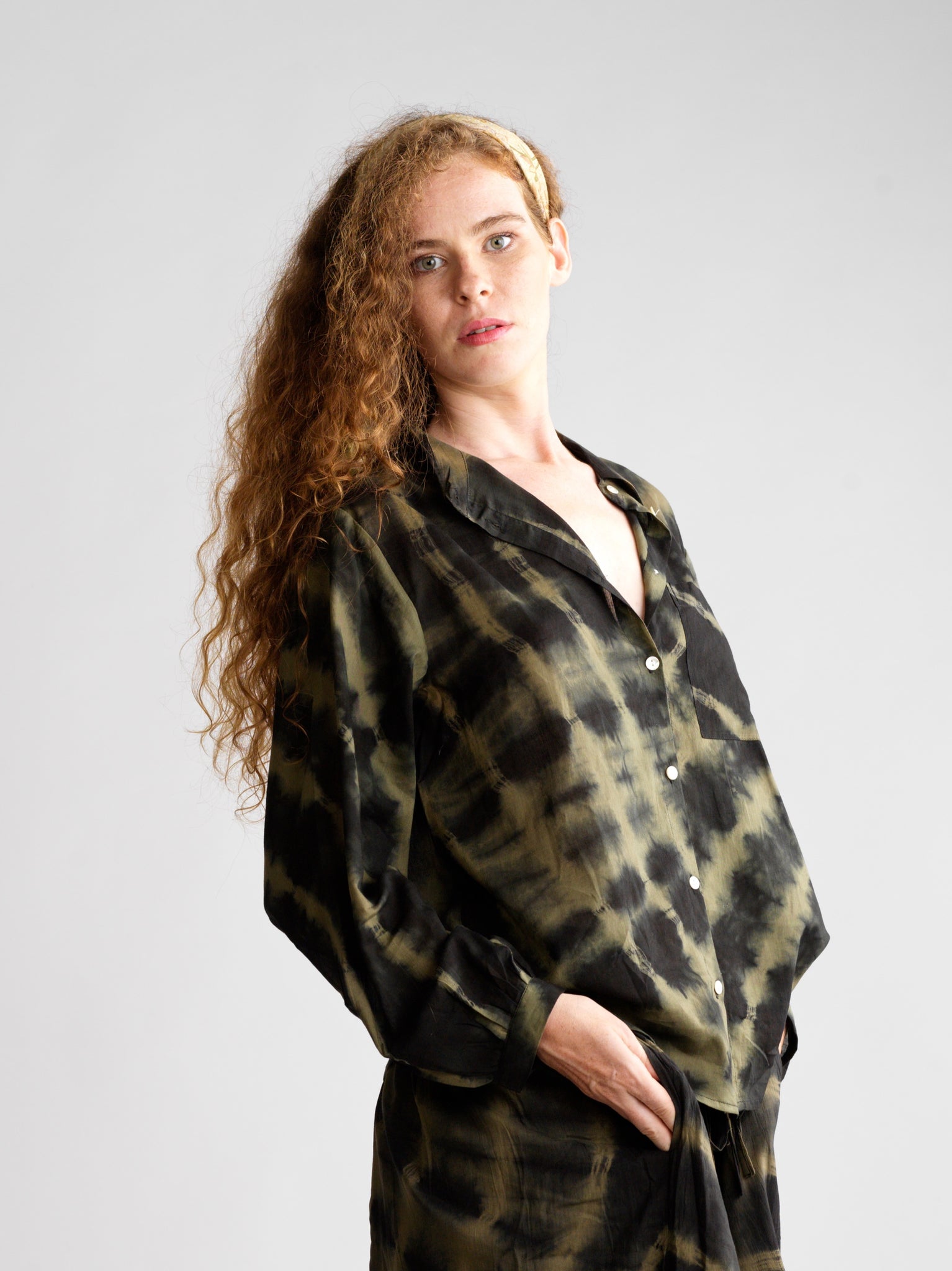 Top Rose Shibori Forest