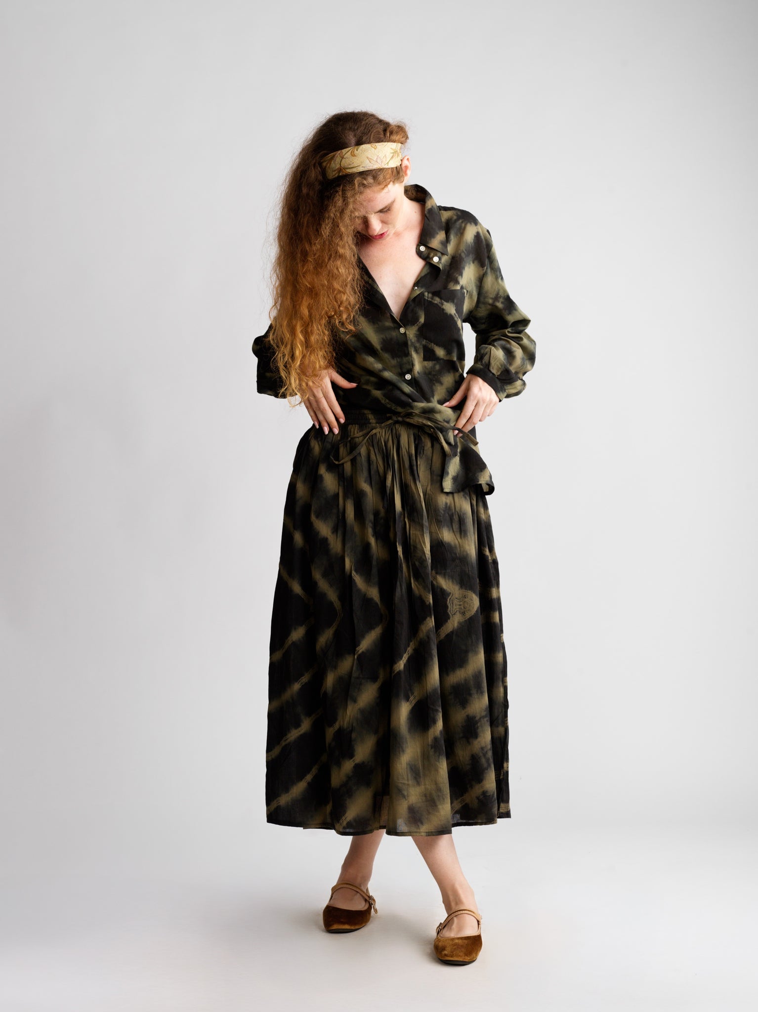 Top Rose Shibori Forest