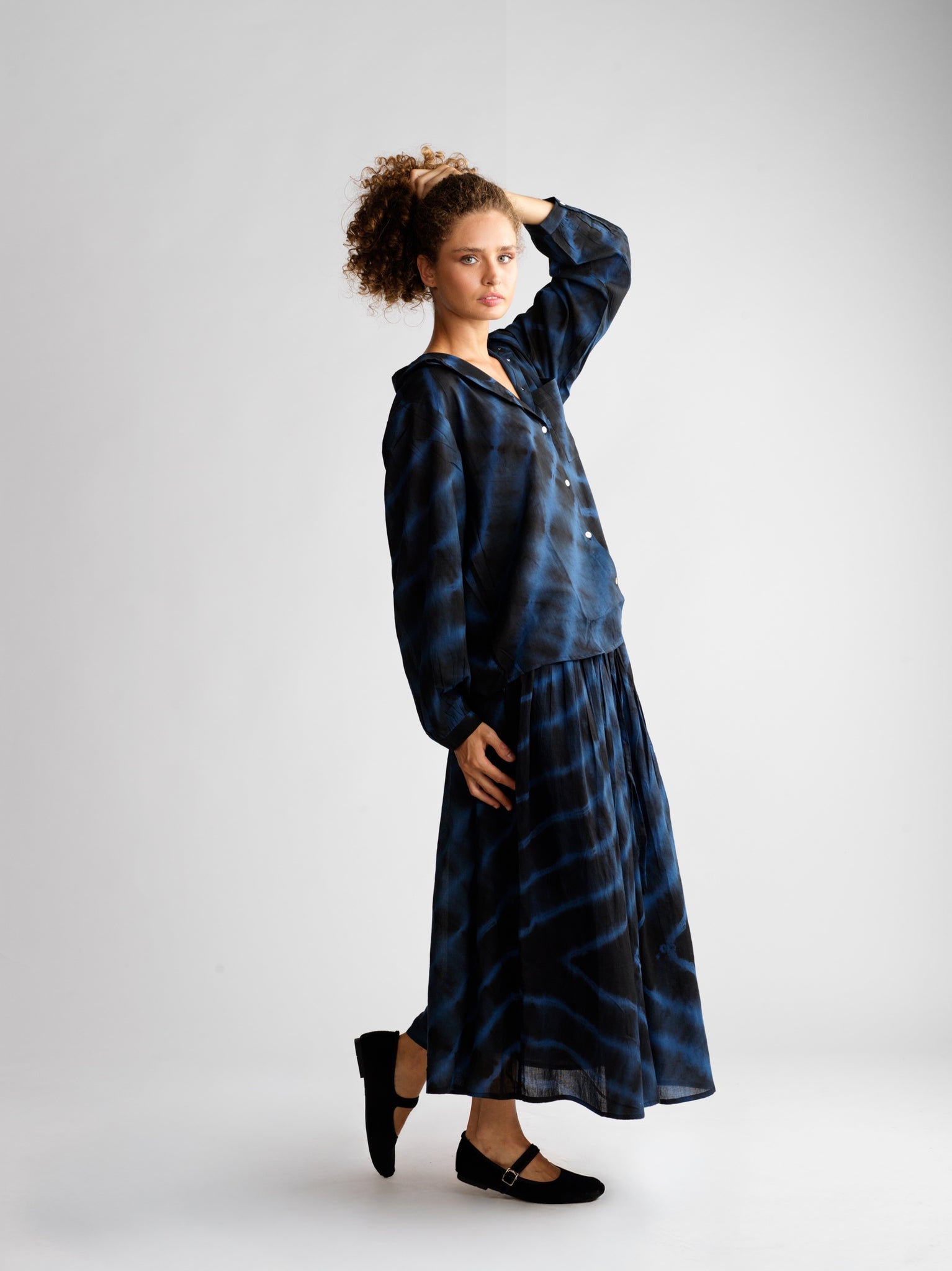 Top Rose Shibori Abyss