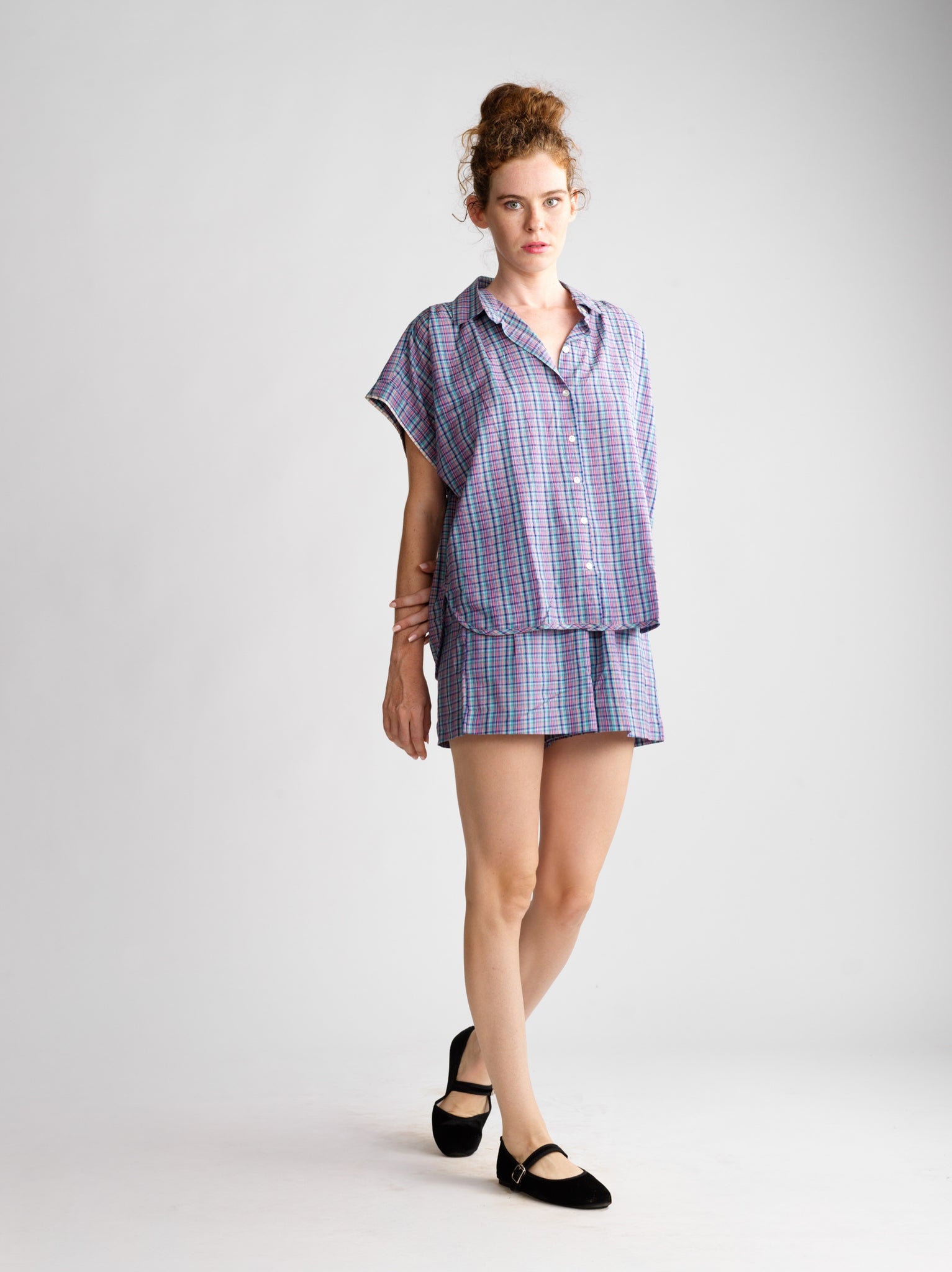 Top Lilou Bohemian Squares