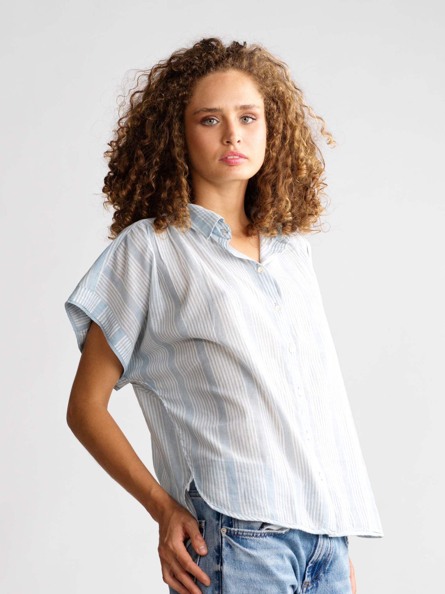 Top Lilou Light indigo