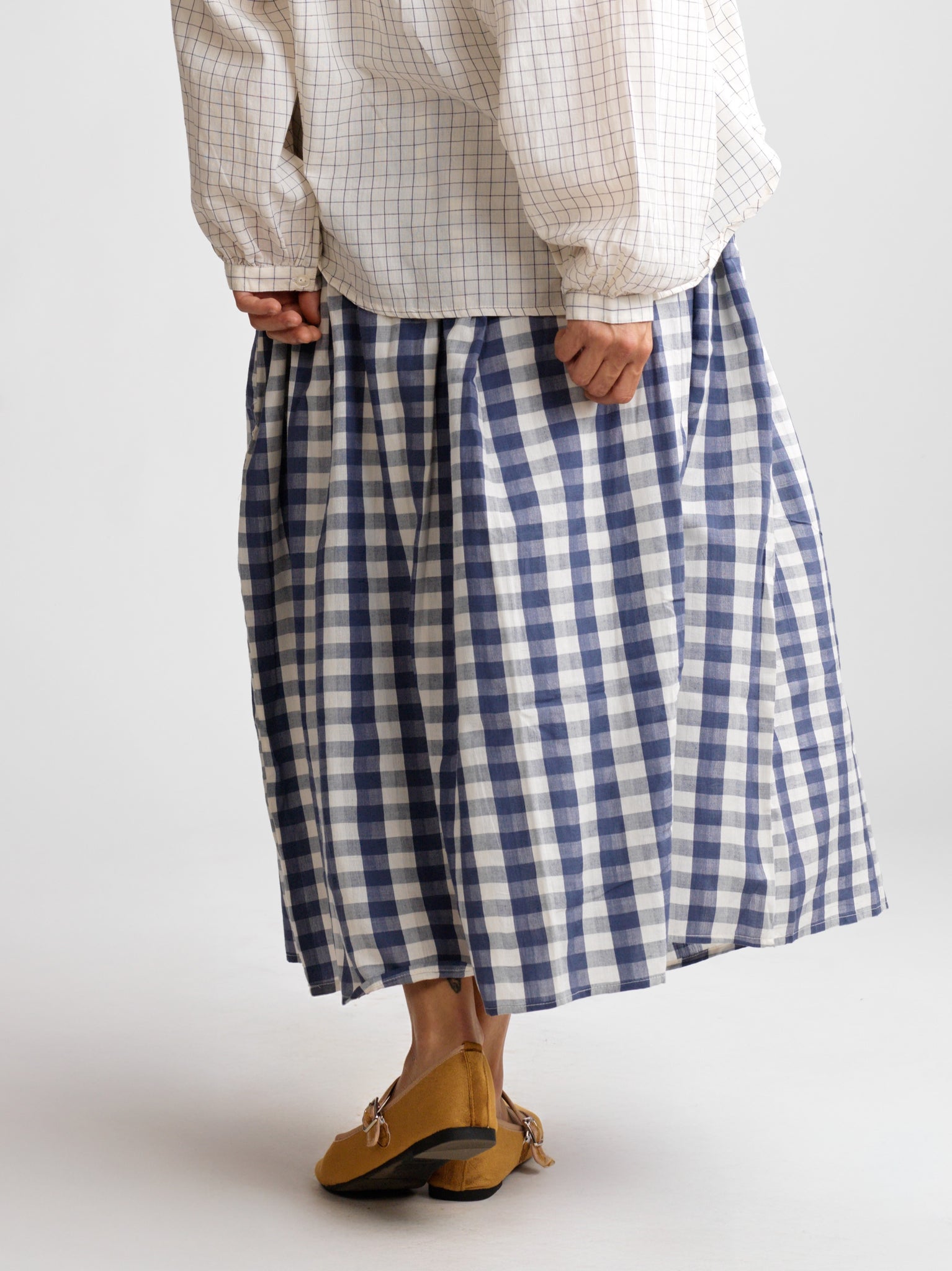 Jupe Simone Blue checks
