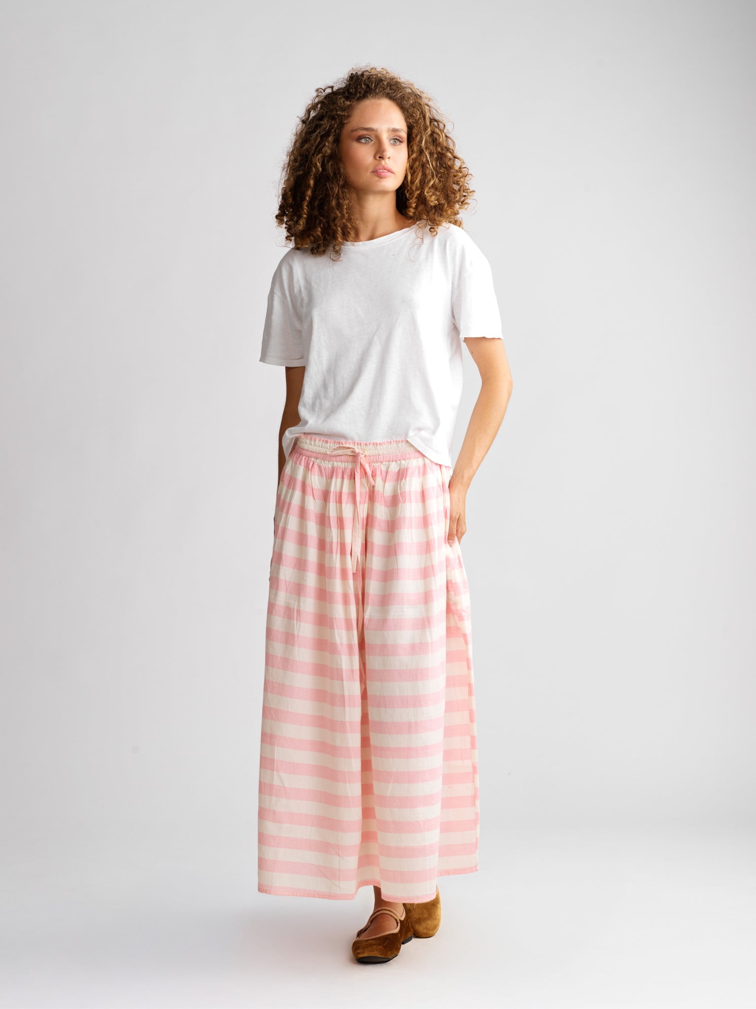 Jupe Simone Pink Stripes