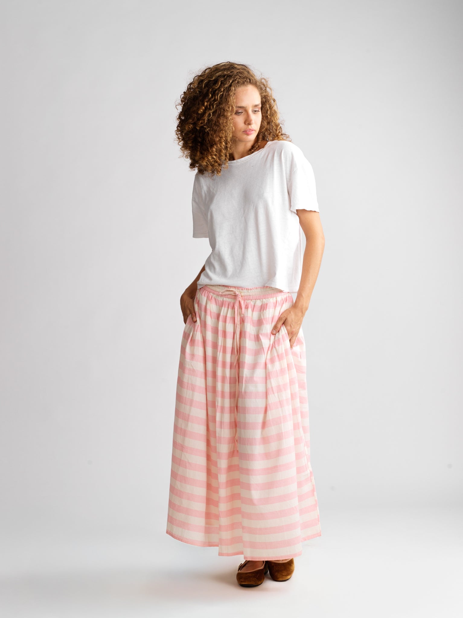Jupe Simone Pink Stripes