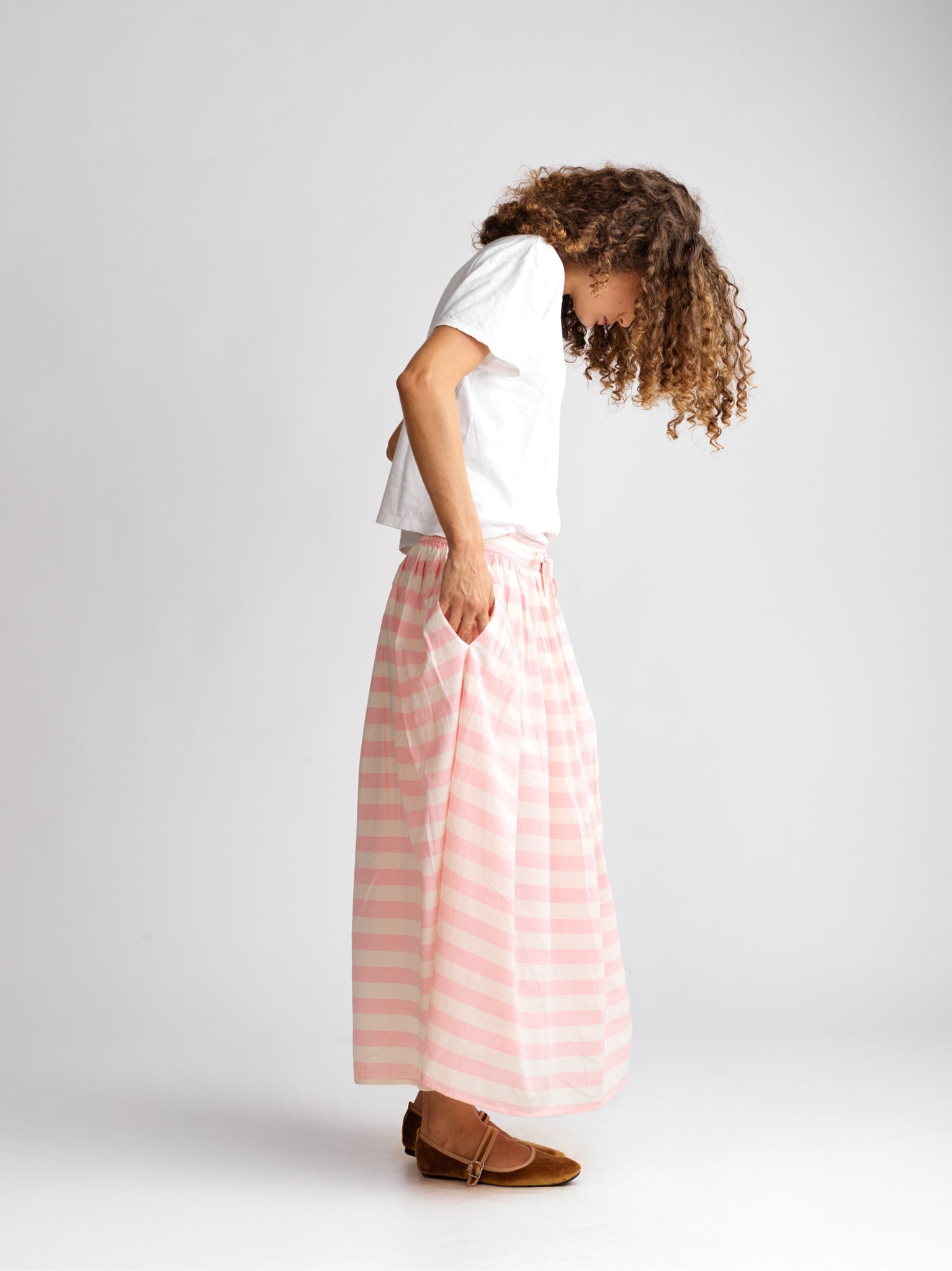Jupe Simone Pink Stripes