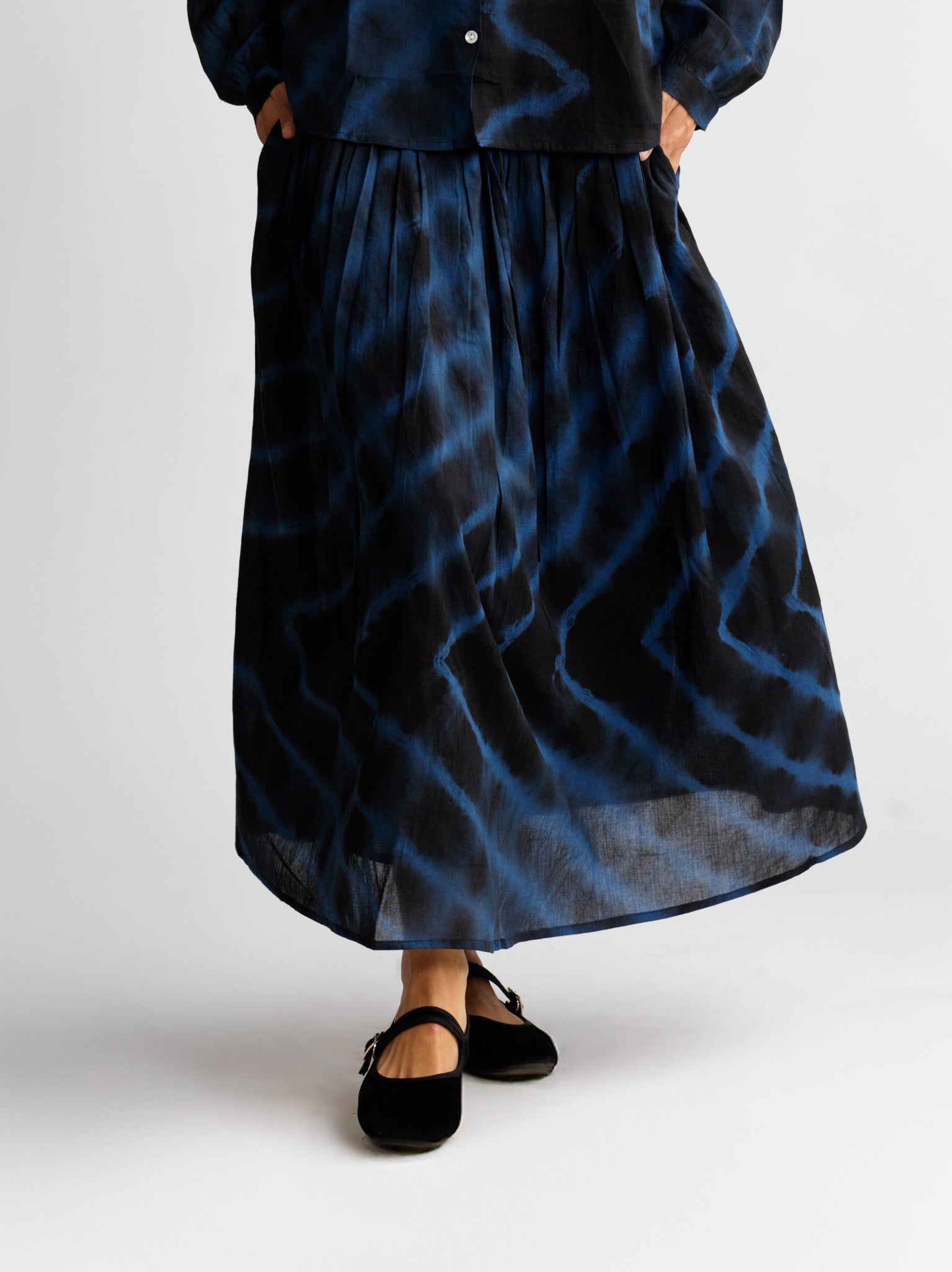 Jupe Simone Shibori Abyss