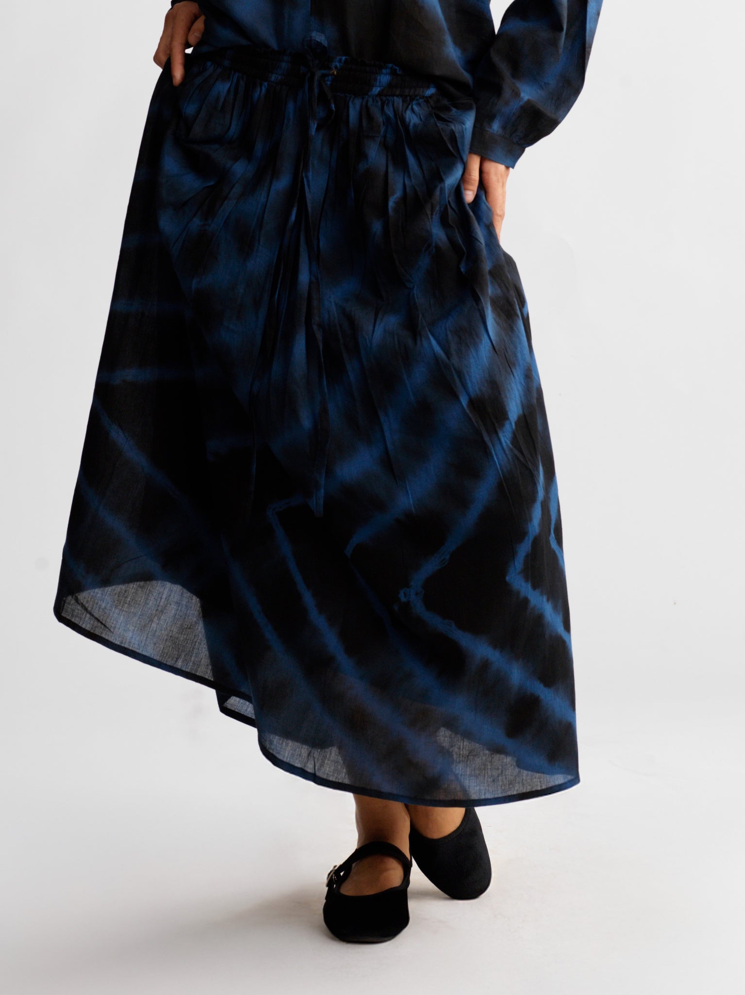 Jupe Simone Shibori Abyss