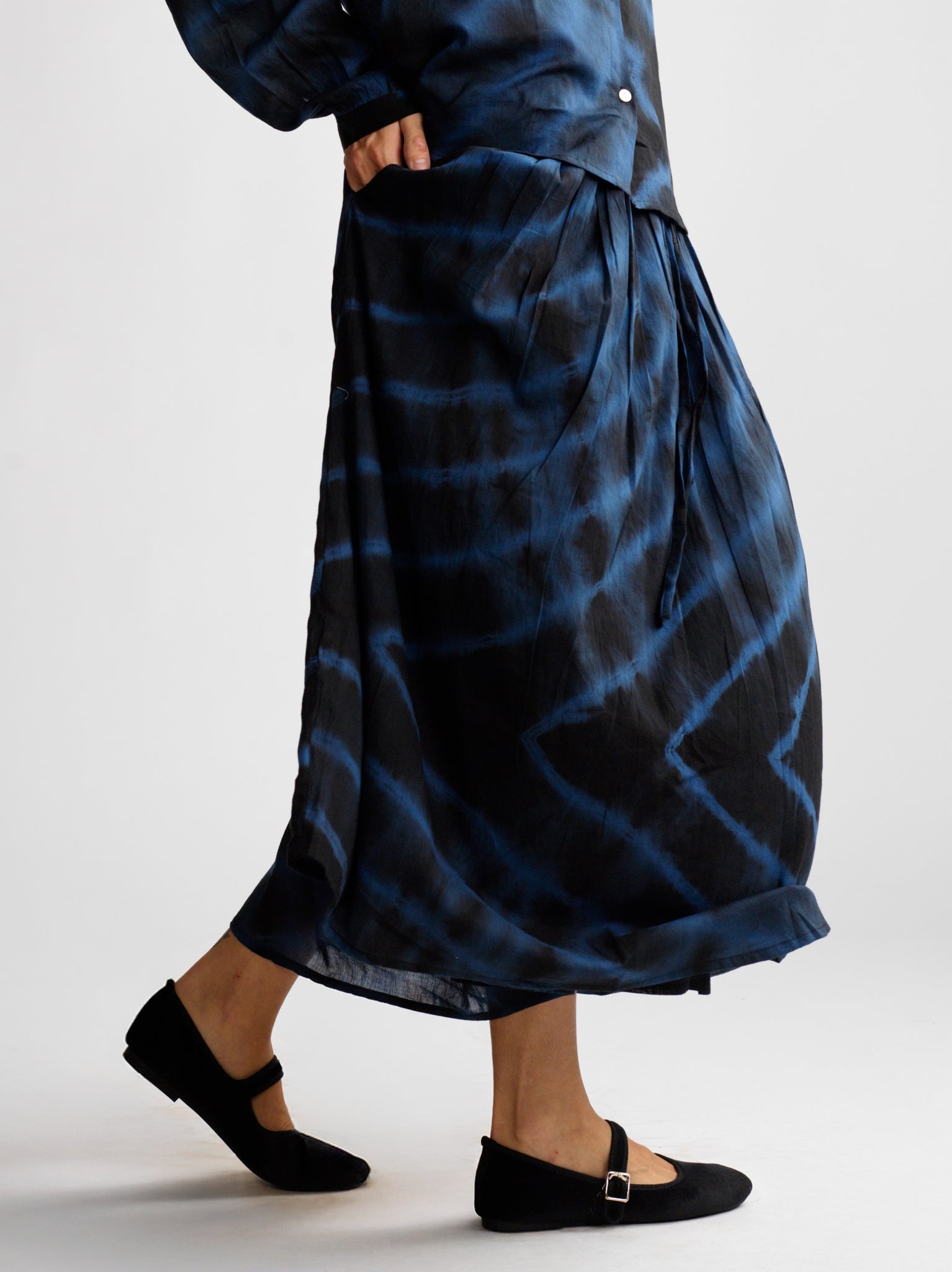Jupe Simone Shibori Abyss