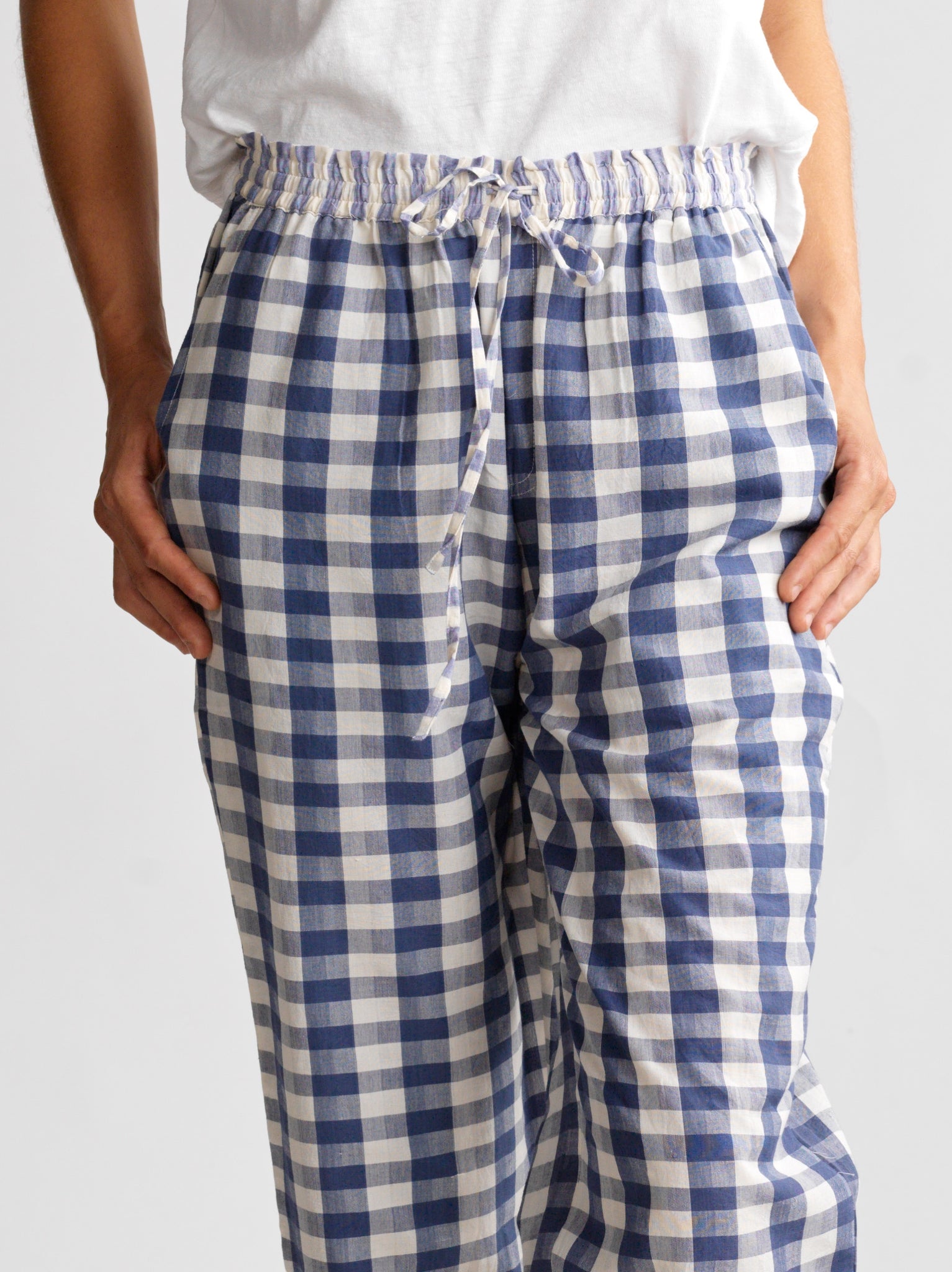 Pantalon Dom Blue checks