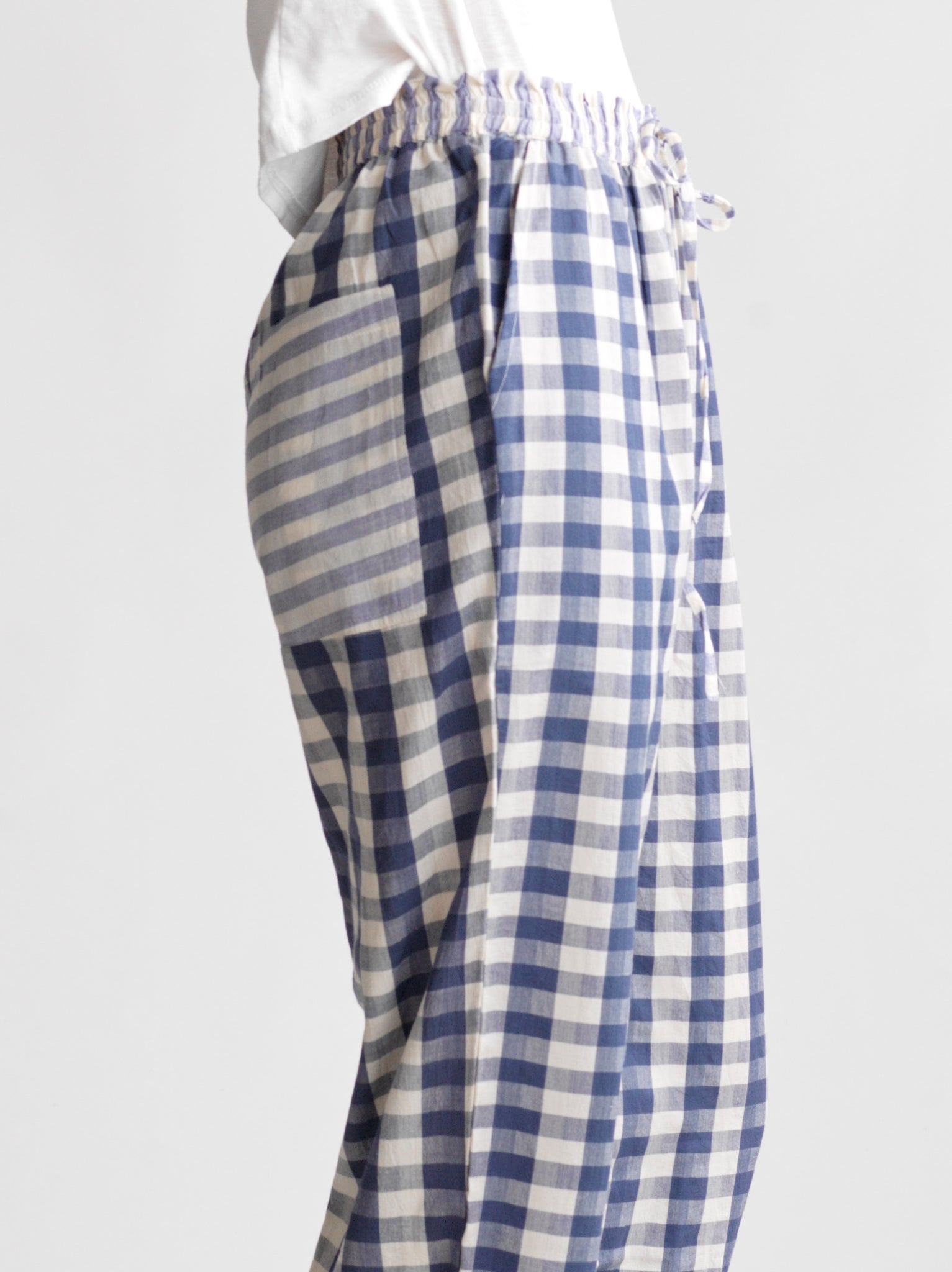 Pantalon Dom Blue checks