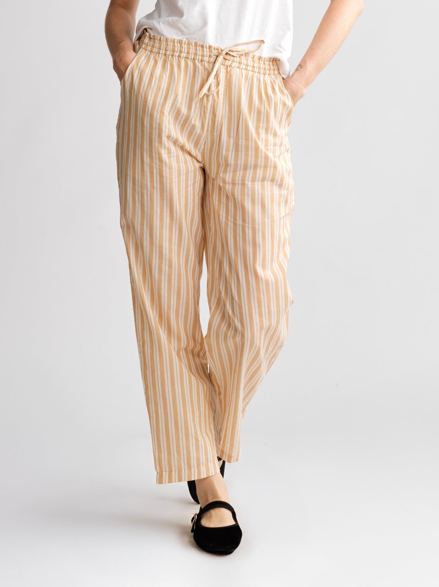 Pantalon Dom Cream Mist