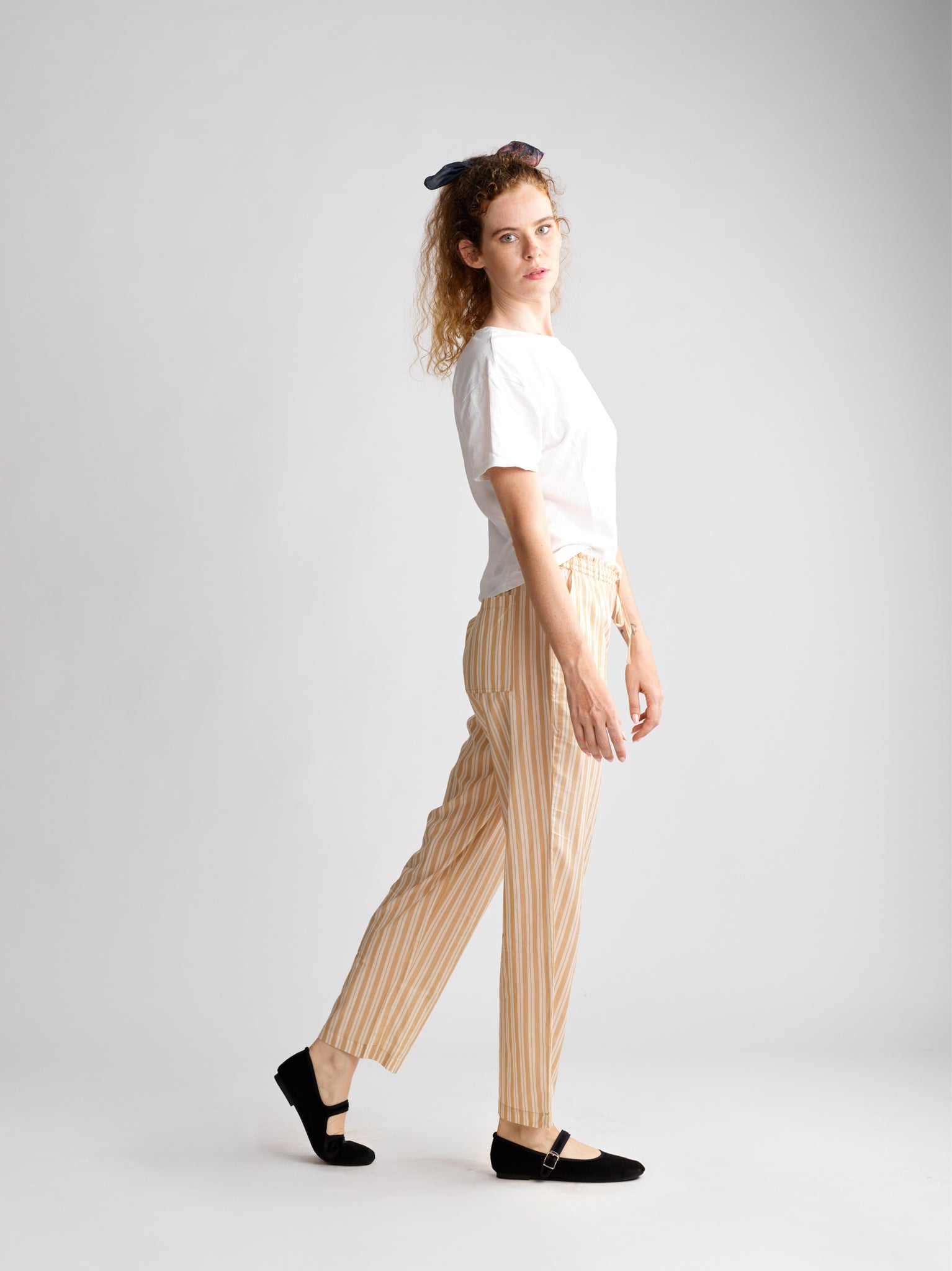 Pantalon Dom Cream Mist