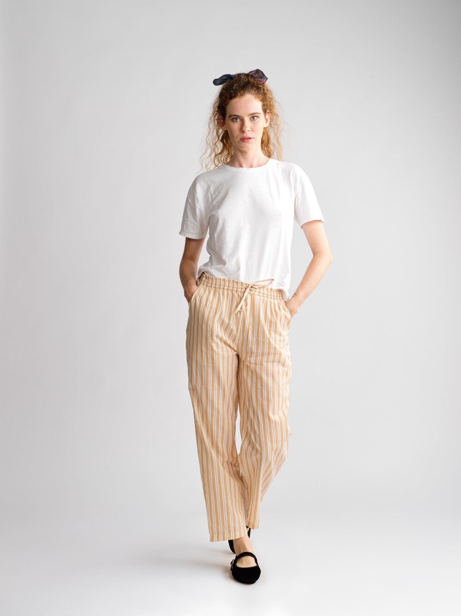 Pantalon Dom Cream Mist