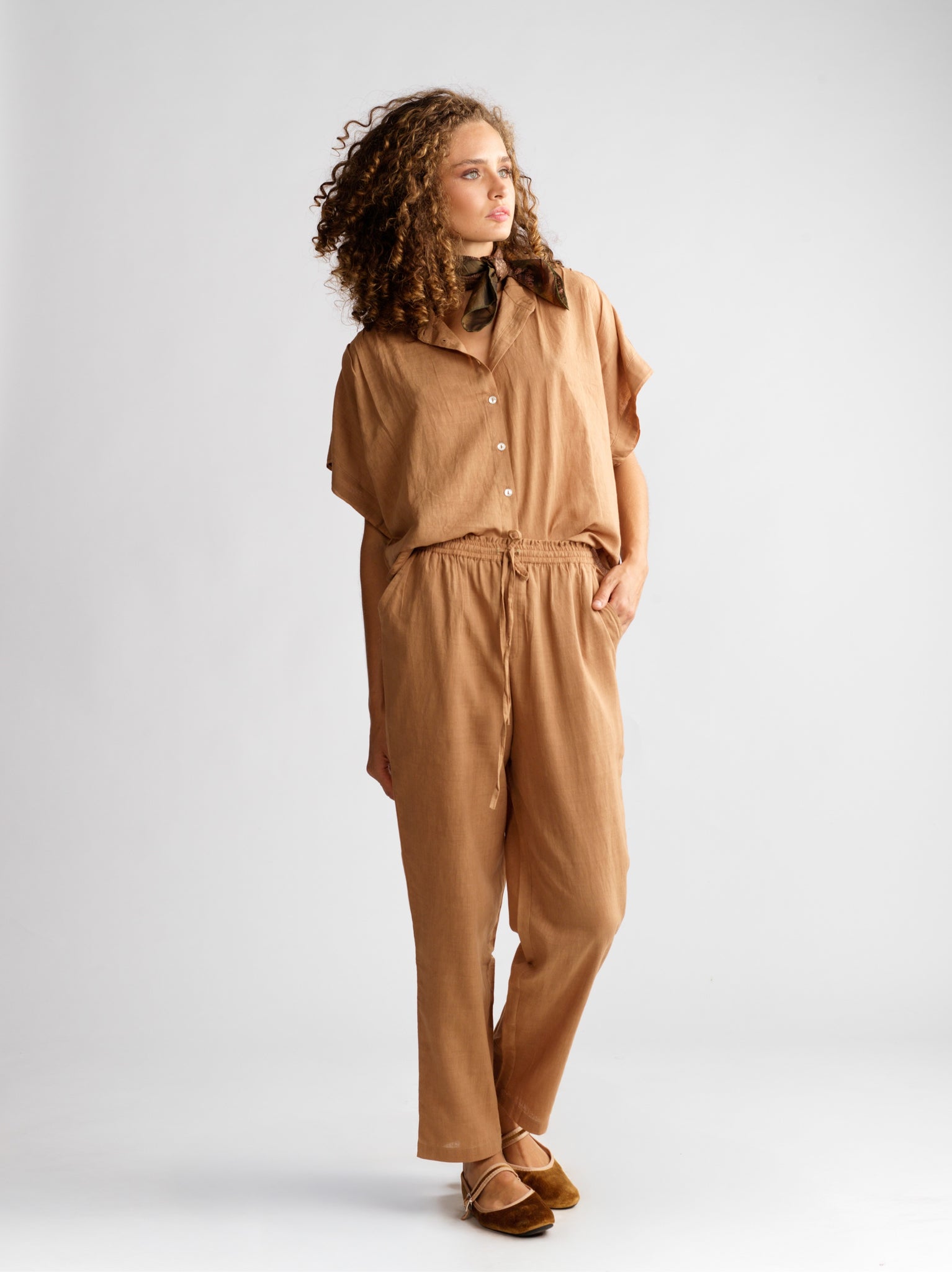 Pantalon Dom Raw Clay