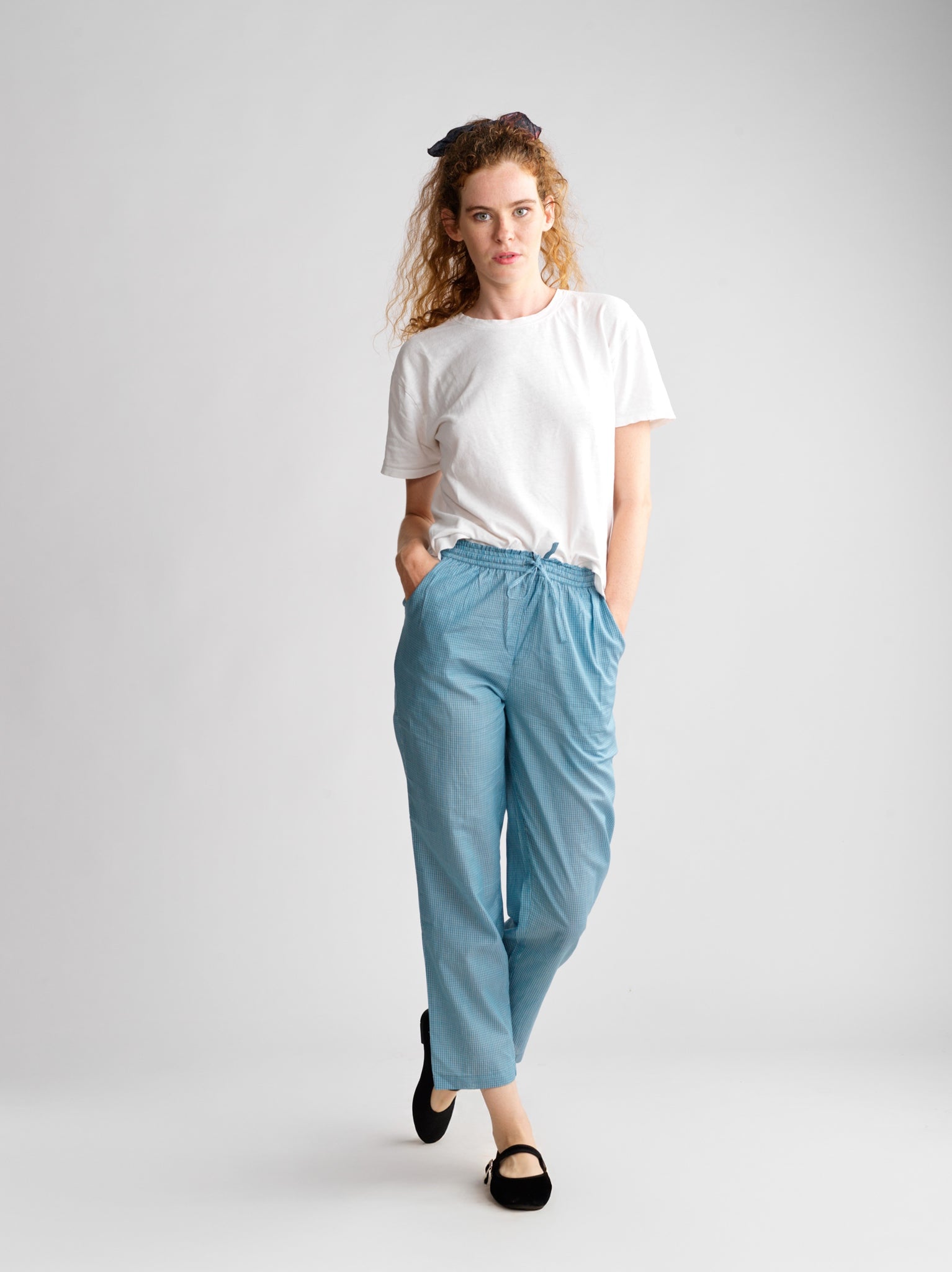 Pantalon Dom Airy Checks