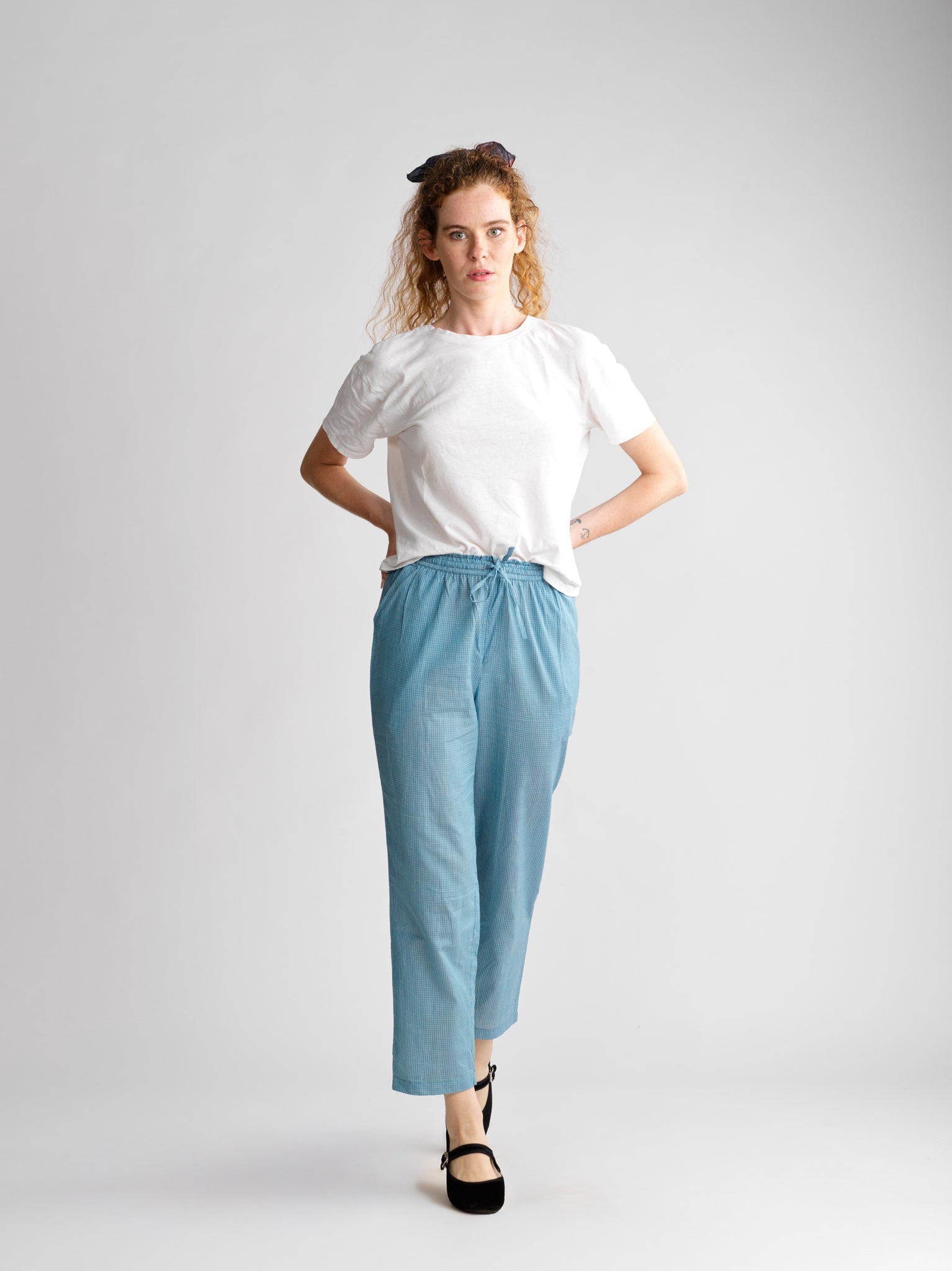 Pantalon Dom Airy Checks