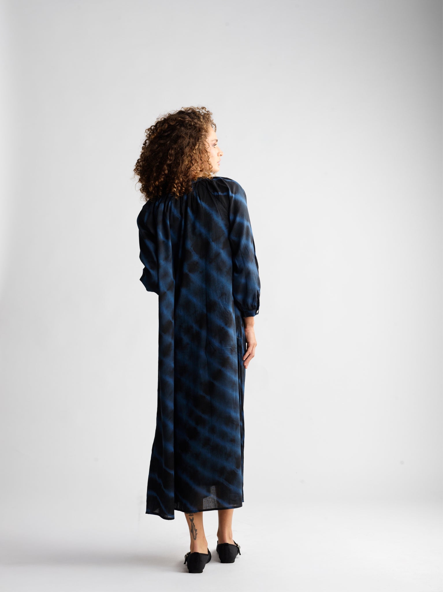 Robe Juliette Shibori Abyss