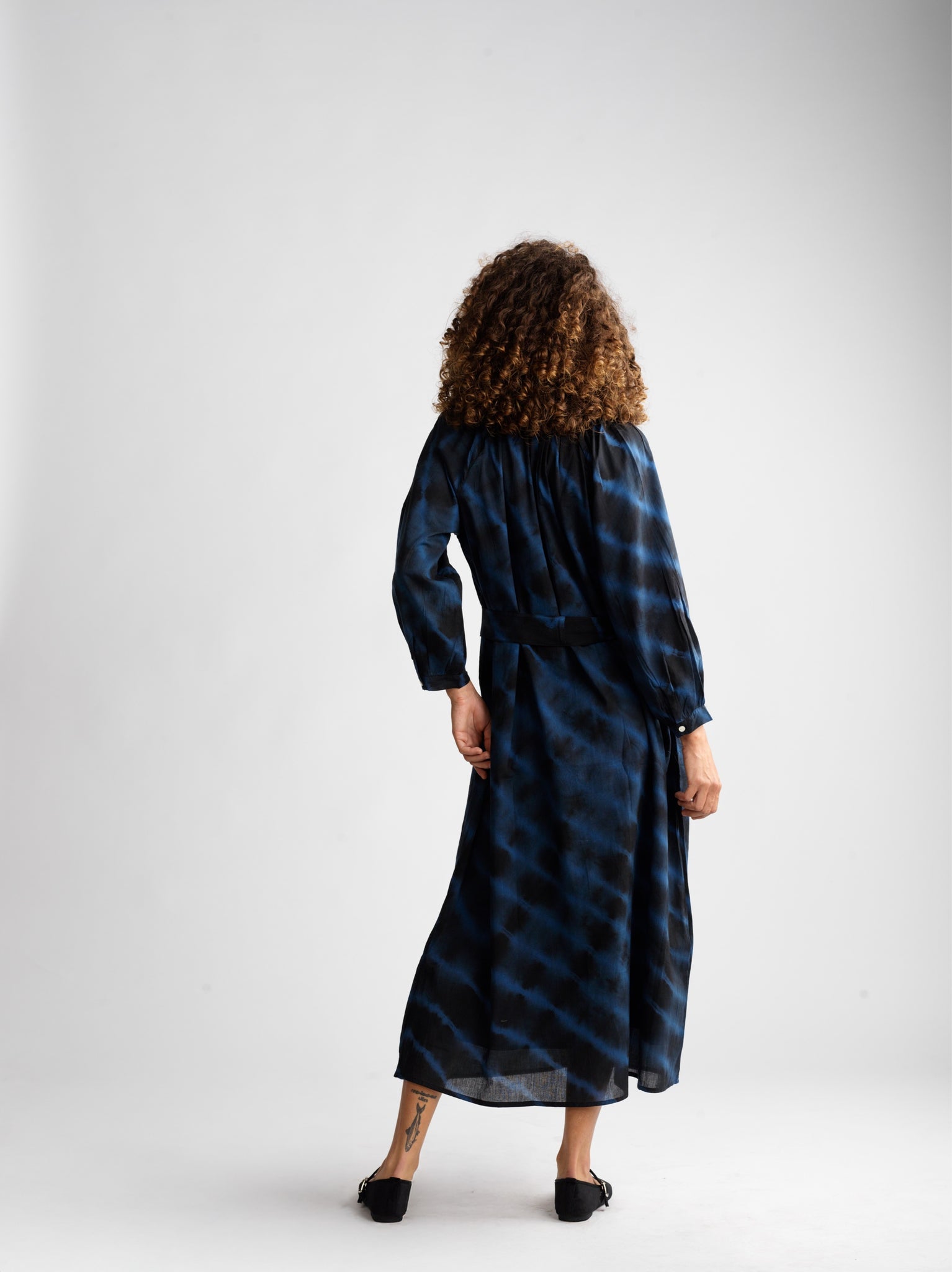 Robe Juliette Shibori Abyss